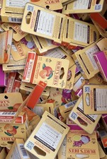 Lot of 100 New Burts Bees Lip Balms Dragonfruit Lemonade And Sweet Mandarin MIX