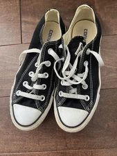 Converse Black White chucks sneakers Women 6  Men 4 Unisex All Star
