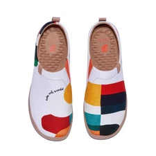 Men Size 6-11 UIN Slip On Shoes Canvas Comfortable Loafers "Hold That Color"