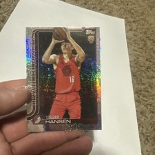 2025-26 Topps Basketball Yang Hansen Sandglitter Rookie Trail Blazers #216
