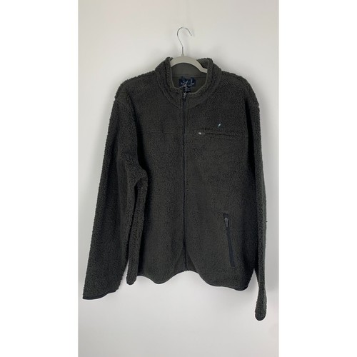 Tailor Vintage Mens Phantom Berber Shadow Polar Fleece Cozy Jacket Size XL NWT - Picture 4 of 10