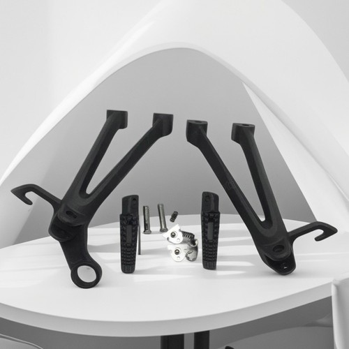 Fit For Suzuki GSXR600/750 2008-2010 K8 Rear Passenger Foot Pegs Bracket Black - Picture 12 of 15