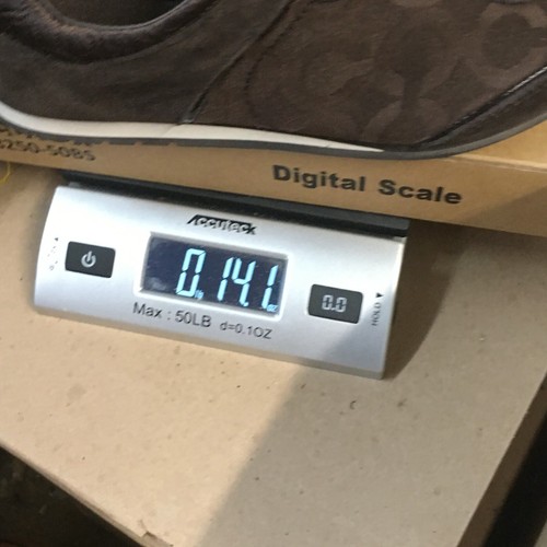 Coach Shoes Womens 6.5 M Kelbie Casual Low Sneakers Brown Suede Lace Up Flats - Picture 17 of 18