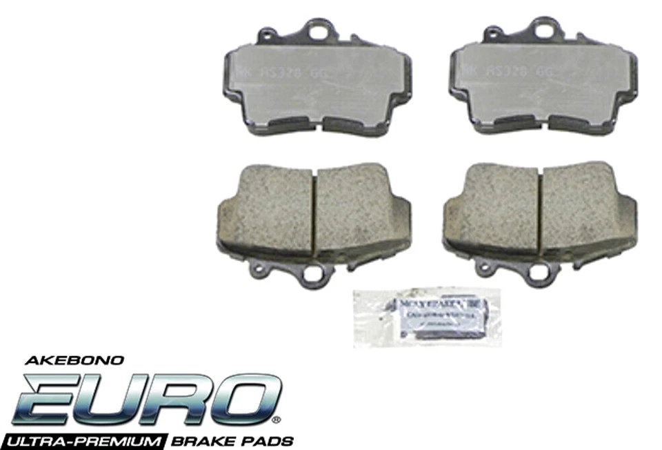 Conjunto de 4 pastilhas de freio dianteiras para Porsche Boxster 2005-2008 - AKEBONO EURO CERAMIC - Imagem 3 de 3