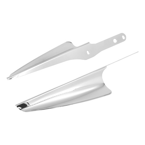 Chrome Front Fork Mount Wind Deflectors Fit For Harley Road King 95-2020 FLHRSE - Picture 14 of 17