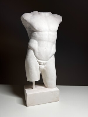 Large Statue 17.2 Inch Diadumenos Male Torso