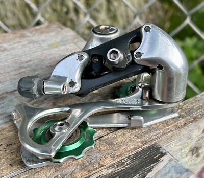 Shimano Deore XT Rear Derailleur RD-M739 Green CNC Pulley 8