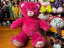 Build-A-Bear Barbie fuchsia Bear Preowned 
