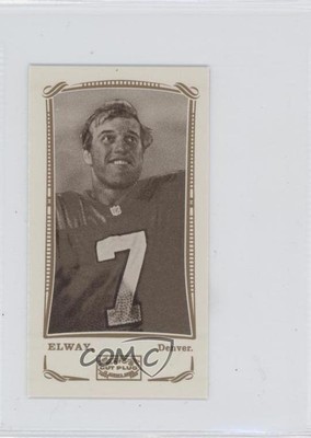 2009 Topps Mayo Mini John Elway #130 HOF