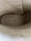 Gianni Bini White Leather Snakeskin Ankle Boots Women’s 8.5 — photo 3