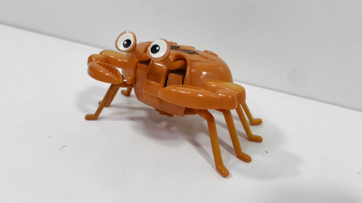 【90‘s vintage 20471120Hyoma soft toy♪新品】 Vintage 90s Abaco Bahamas Wind Up Toy Crab Side Crawler Beach Sea