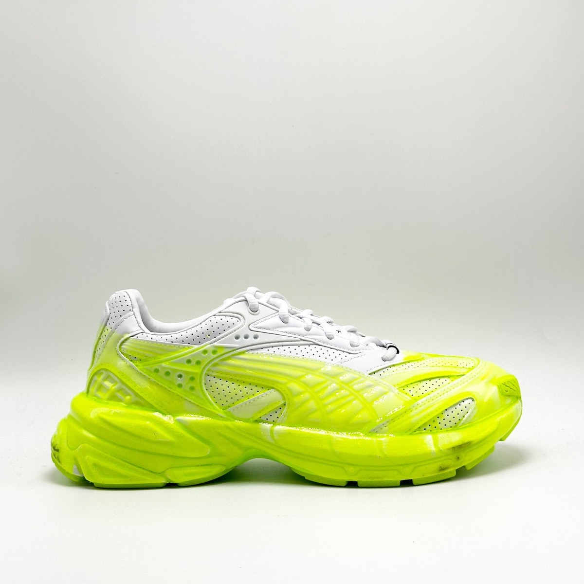 アムウェイ NEW* MEN Puma Velophasis Slime White / Pro Green (393754 01), Sz