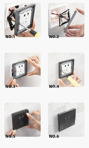 10Pcs Wall Mount Switch Screw Socket Cassette Box Repair Tool Fixed Support Rod - Picture 3 of 8