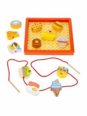 Mousehouse Mädchen traditionelles Kuchen und Eis Fädeln & Schnürung Perlen Set