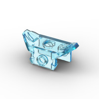 Lego Minifig 2X RüStung Schulter Panzer Armor 11097 Transparent Hellblau