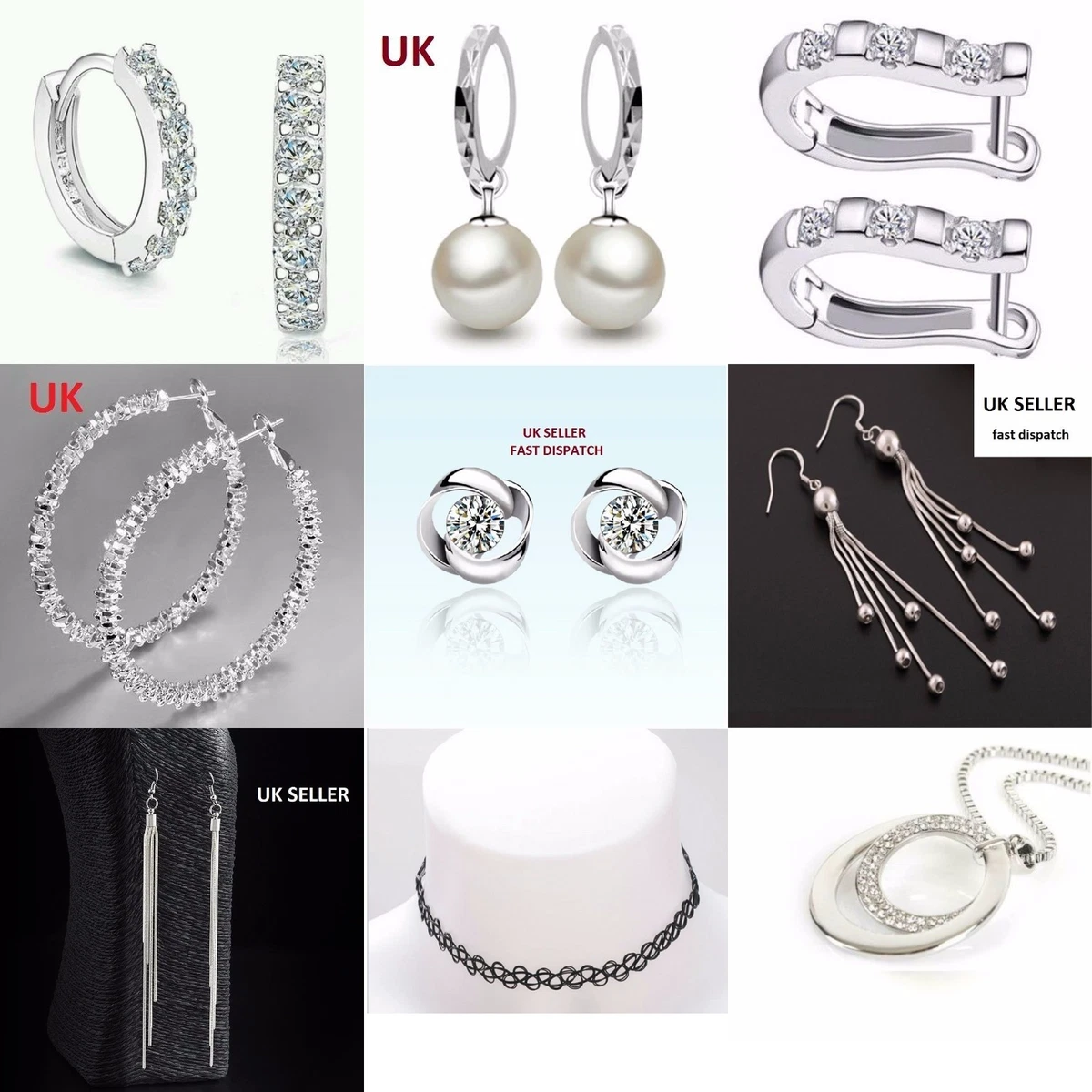 SALE GIFT Wedding Party POPULAR Bracelet Earrings Necklace