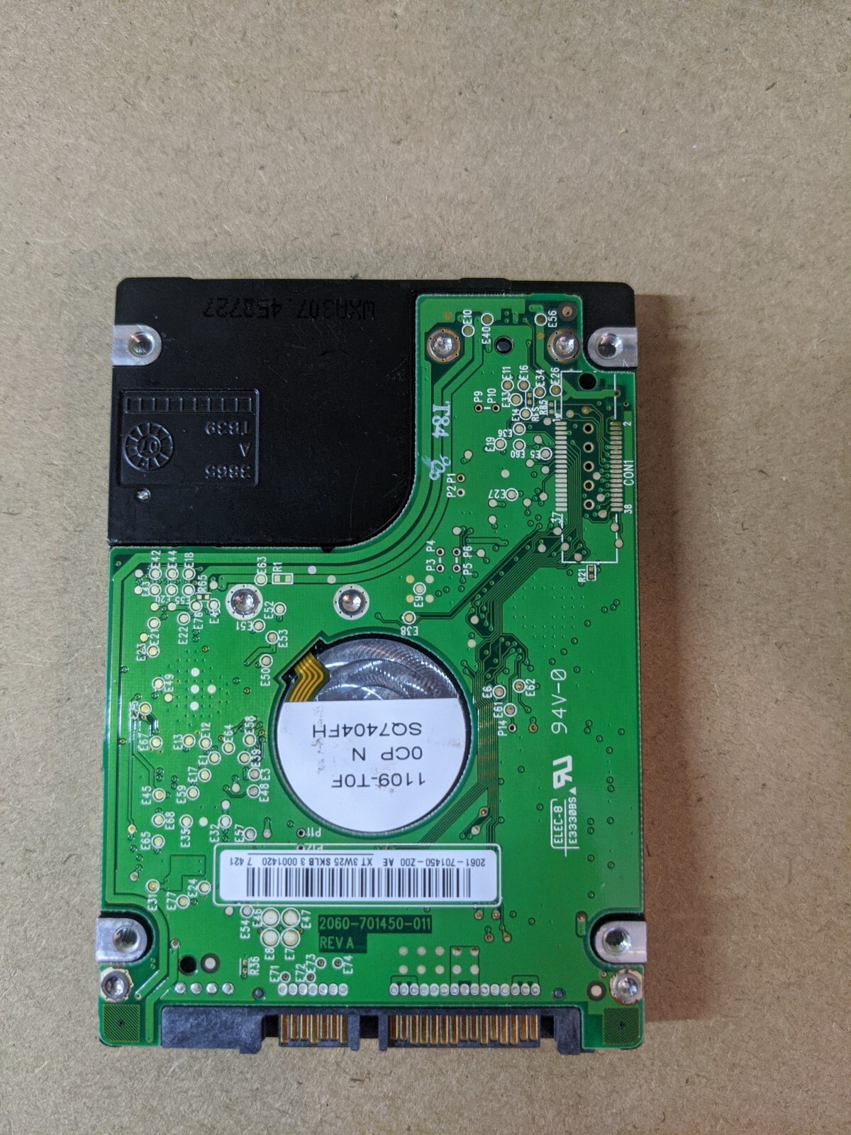 Disque Dur Interne Western Digital Scorpio 160 Go - 2,5", IDE/ATA-100, 5400 RPM, 8 Mo De Cache