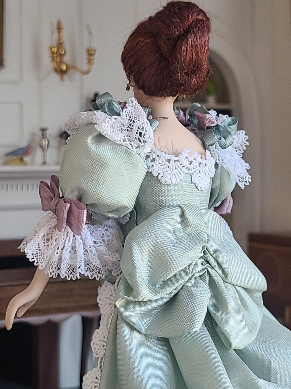 Dollhouse Miniature Artisan Joann Roberts? Porcelain Lady Doll 112 eBay