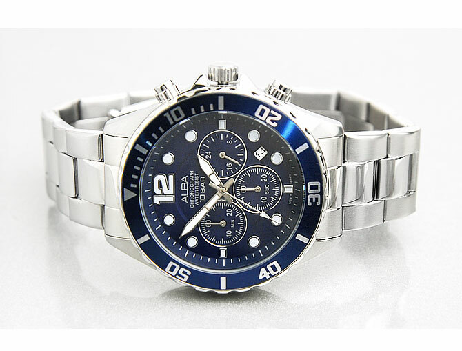 Original Seiko Japan ALBA Watch Men Stainless Steel Quartz