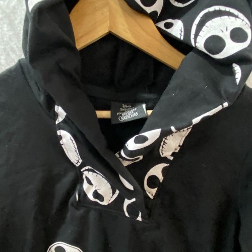 Disney Nightmare Before Christmas Hoodie Sweatshirt Kids 7-8 Jack Skellington - Picture 9 of 14