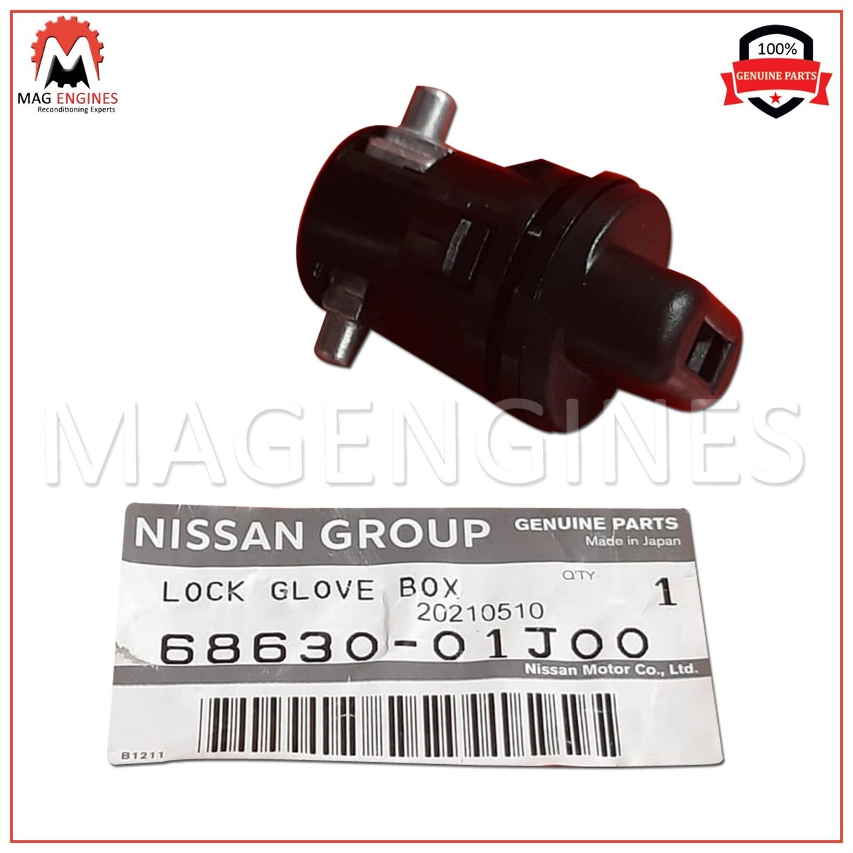 68630-01J00 GENUINE OEM NISSAN LOCK ASSY-GLOVE BOX 6863001J00 | eBay