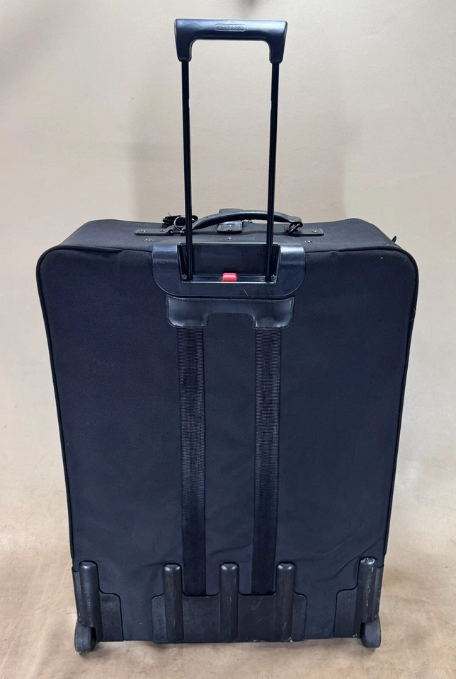 Andiamo Usa Black Ballistic Nylon 30” Upright Wheeled Large Trip Suitcase Rare - Image 4 of 4
