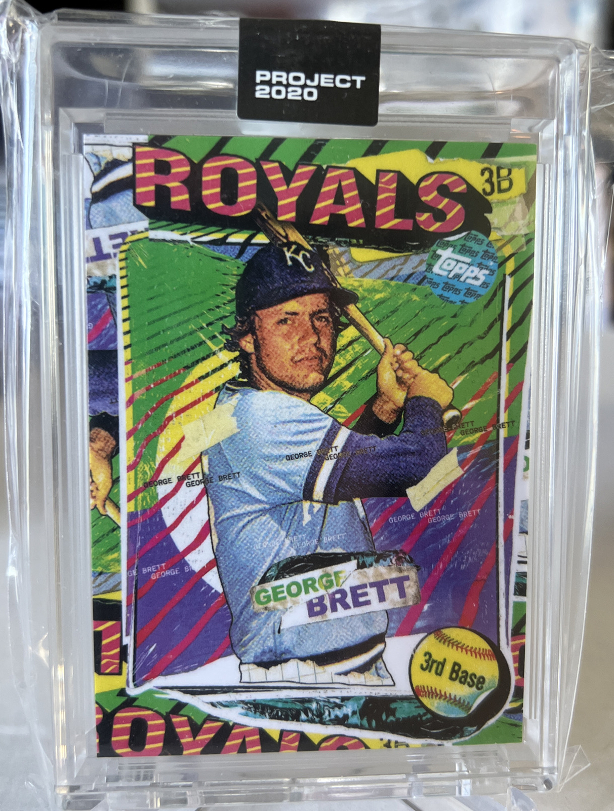 Topps Project 2020 George Brett by Tyson Beck #55 PR 1992