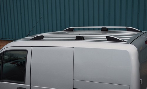 Aluminium Roof Rack Rails Side Bars Set To Fit L1 Ford Transit Connect (2002-12) - Picture 3 of 9