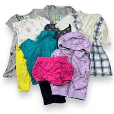 12M Girls Clothing Bundle Lot Suspender Skirt Bodysuit Pants Bloomers Top Jeans
