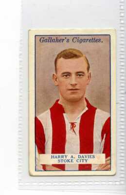 (Jh1701) GALLAHER,FOOTBALLERS(51-100),HARRY A DAVIES,STOKE CITY,1928,#85