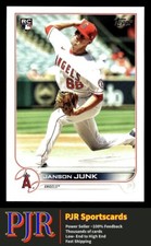 2022 Topps #594 Janson Junk Los Angeles Angels