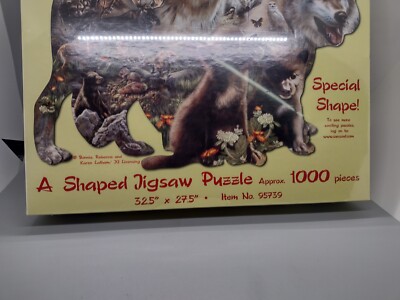 Suns Out Wolf Pack Wild Animals 1000 Piece Adult Jigsaw Puzzle