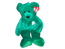 TY Beanie Buddy - ERIN the Irish Bear 14 inch 