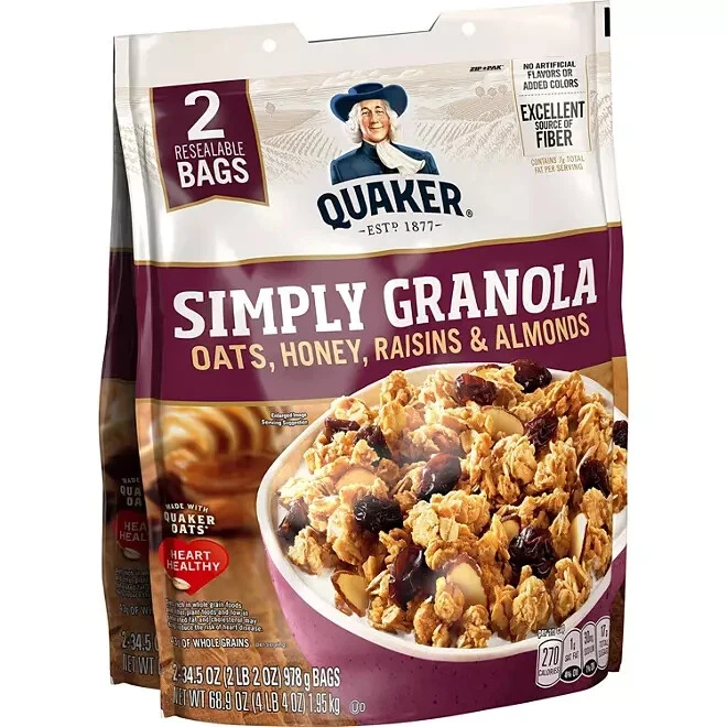 Quaker Simply Granola, 34.5 oz., 2 pk. - Image 4 of 4