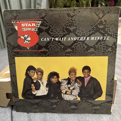 Vinyl 12 inch Record Single 5 Star Can't Wait Another Minute 1986