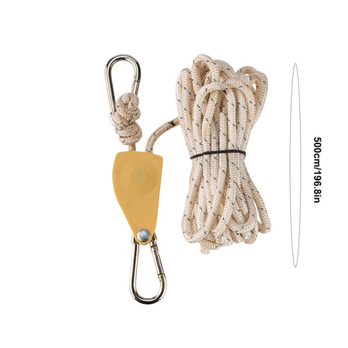 Camping Ratchet Pulley Tent Guide Rope Adjustable Guy Lines Tensioner Tie Down - Picture 10 of 18