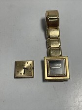Vintage Bulova Women s Watch M9 0015 Gold Electroplate Bezel RGP Back Z290090