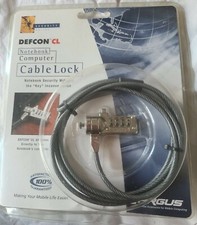 Targus Defcon CL Notebook/Laptop Cable Lock Anti-Theft Device New