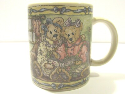 Vintage Boyds Collection Bearware Pottery Works Mug 1999 True Friendship Gift