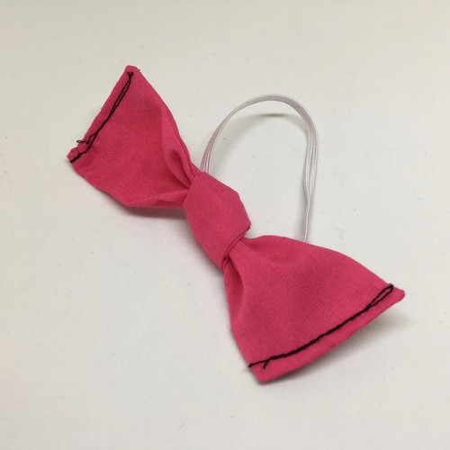 Pink Purple Blue Brown Floral Girl Elastic Hair Bow Bunny Ears Ties Elastics - Picture 17 of 33