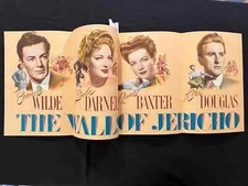 MOTION PICTURE HERALD 1948 THE WALLS OF JERICO Poster Ad KEY LARGO Bogart Bacall