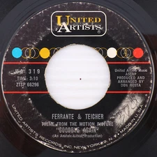 Ferrante & Teicher  - Theme from "Goodbye Again" - 1961 45 rpm Record UA 319