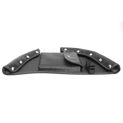 Black Lower Chap Leg Warmer Wind Deflector for Indian Chief Chieftain