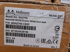 New, Mellanox, MSN2700-CB2F, Ethernet Switch Rack-mountable,32 Expansion Slots