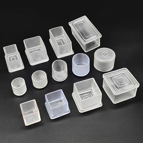 Chair Leg Cap Clear PVC Rubber Feet Floor Protector Pad Furniture Table Cover - Picture 4 of 44