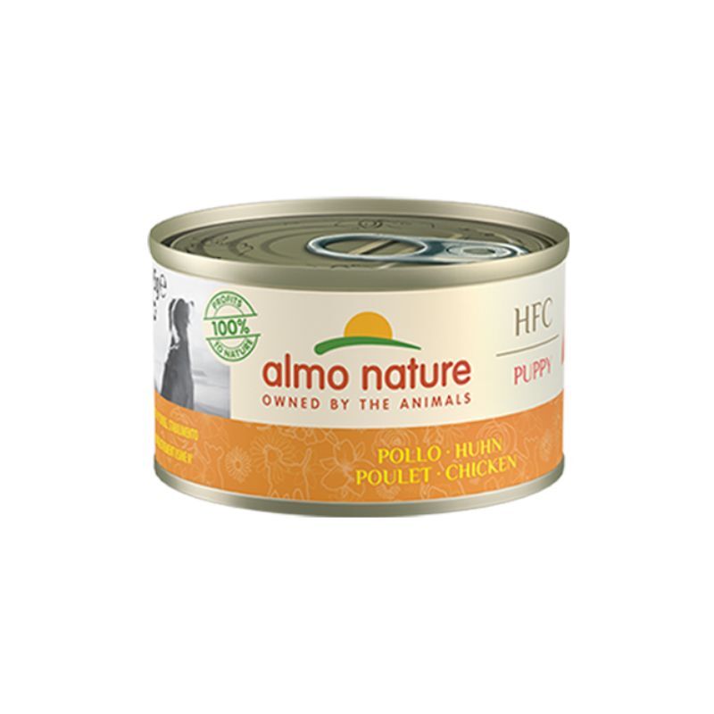 Almo nature dog hfc natural puppy pollo 95gr