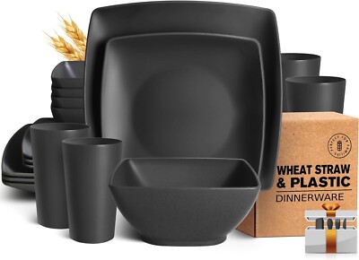 Teivio Service De Table De Cuisine 16 Pièces En Plastique