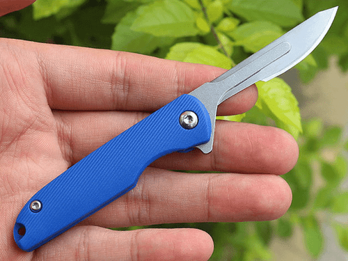 EDC Outdoor Pocket Utility Knife Keychain Scalpel Carve Knife Camping Folded - Picture 7 of 20