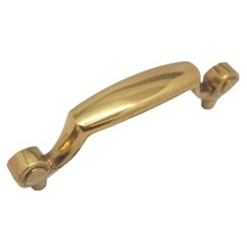 BELWITH Dark Polished Brass 3" Center to Center Door Handle Cabinet Pull P537-PB