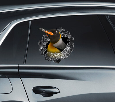 King penguin sticker King penguin glass decal King penguin decals Penguin window